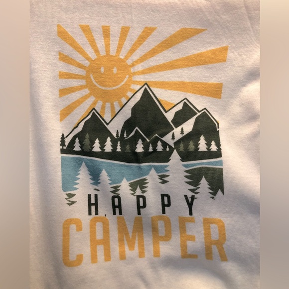 Wonder Nation Happy Camper long sleeve/pants Pajama Set, 12 Months - Picture 2 of 7